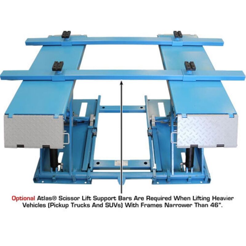 Atlas Automotive 7K-Kwik-Bay Portable Mid-Rise Scissor Lift 7000 lb. Capacity